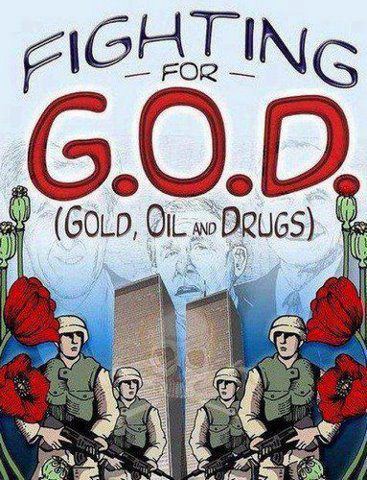 háború az aranyért, olajért, és drogokért